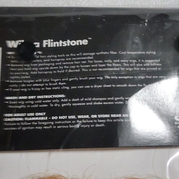 Spirit Halloween Wilma Flintstone Red Wig Costume Cosplay Adult Ages 14+ - Picture 3 of 3